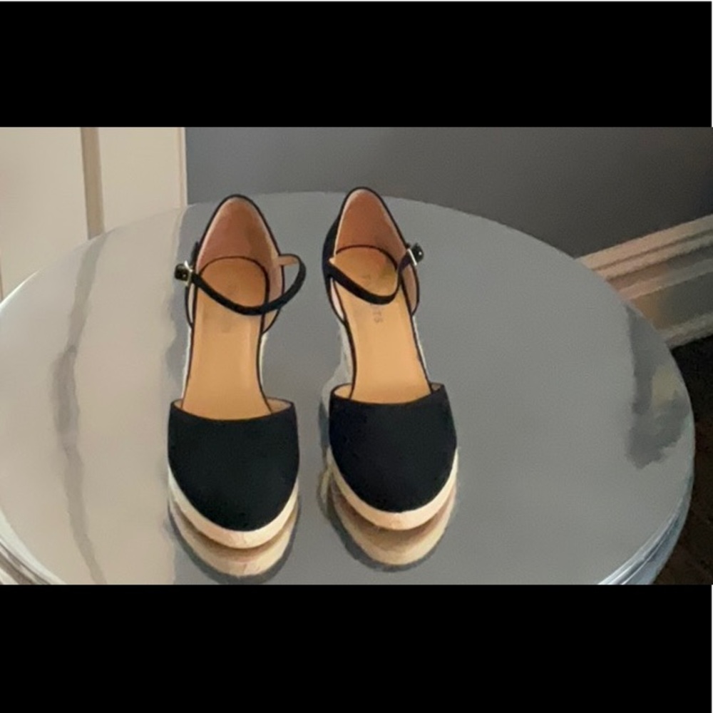 Talbot’s stappy suede espadrille wedges size 8.5m